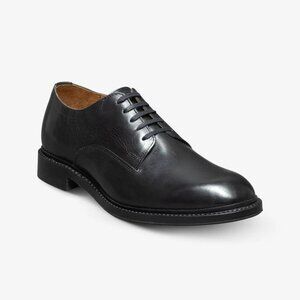 Classic Black Men's Allen Edmonds Harrison Derby Shoes Sz 8